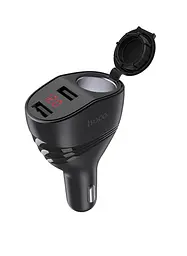 Автомобільний зарядний пристрій Hoco Z34 Thunder power має два USB-виходи
