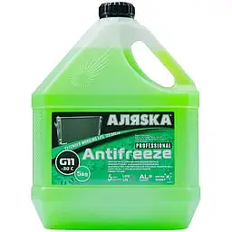 Антифриз АЛЯСКА G11 -30° зелений 5л 9008 - мініатюра 2