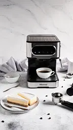Кавоварка еспресо Hisense HESCM15DBK - мініатюра 8