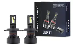 Комплект світлодіодних ламп Infolight S1 H4 50W - мініатюра 6