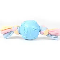 Жувальна іграшка для собак Derby Candy ball with paws and cotton rope