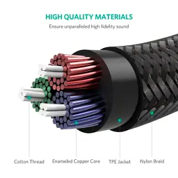 Кабель мультимедійний 3.5mm M to 3.5mm M 2.0m AV112 blue Ugreen (10687) - мініатюра 6