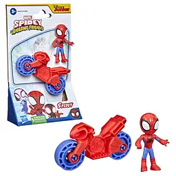 Набір іграшковий Hasbro Spiderman Marvel Spidey Amazing Friends Miles Morales 6 см (F3714_F4001) - мініатюра 3