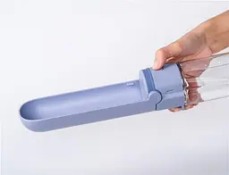 Пляшка для собак Redminut 300 мл поїлка для води портативна в дорогу для вигулу Фіолетовий - мініатюра 3