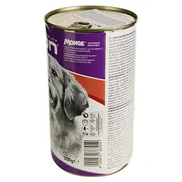 Вологий корм Gemon Dog Wet Medium Adult шматочки з ягнятком та рисом, 1,25 кг (70387910) - мініатюра 2