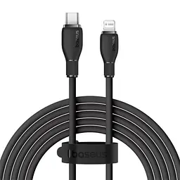 PD кабель Baseus Pudding Series Fast Charging Cable Type-C to iP 20W 2m чорний P10355701111-01