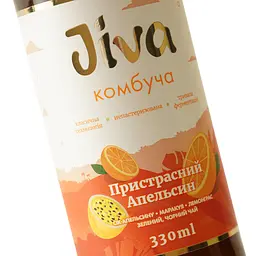 Напій Jiva Комбуча Exotic Пристрастий Апельсин з соком апельсину та пюре маракуї 330 мл - мініатюра 5