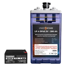 Акумуляторна батарея LP 40OPzS 2V - 280 Ah - мініатюра 4