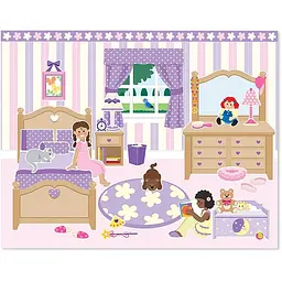 Набір наліпок Melissa & Doug Мій будинок багаторазові (MD14197) - мініатюра 2