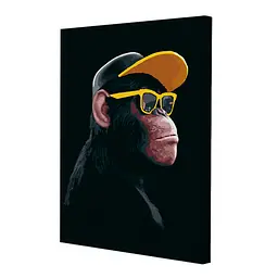 Комплект картин за номерами Riviera Blanca Gangster Monkey (ITR-099) 3 шт в наборі - мініатюра 4