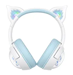 Навушники Bluetooth Onikuma B5 White-Blue - мініатюра 2