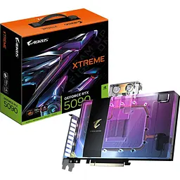 Відеокарта Aorus GeForce RTX 5090 XTREME WATERFORCE WB 32 GB [GV-N5090AorusX WB-32GD] EU [126322]