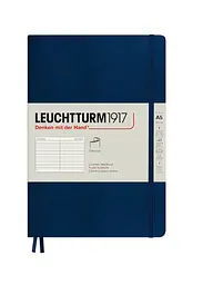 Блокнот Leuchtturm1917 Середній, М'яка обкладинка, темно-синій, лінія (362840)
