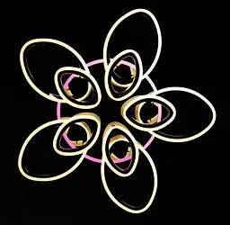 LED люстра світильник з пультом і підсвічуванням Splendid-Ray 30-3979-83 - мініатюра 6