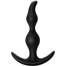 Анальна пробка Lola Games Bent Anal Plug 13 см (чорний)