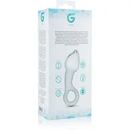 Скляний стимулятор простати Gildo Glass Prostate Plug No. 13 - мініатюра 5