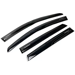 Дефлектори вікон вітровики Acrylic для Nissan Qashqai 2007-2014 Гнучкі - мініатюра 3