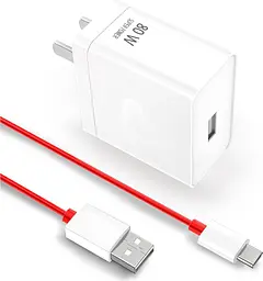 Мережевий зарядний пристрій OnePlus SUPERVOOC 80W Power Adapter + Cable USB-A to USB-C [88913] - мініатюра 2