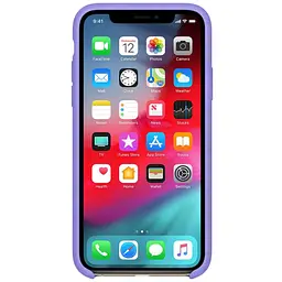 Чохол Silicone Case без Logo AA для Apple iPhone XS Max 6.5" Бузковий / Dasheen - мініатюра 2