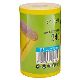 Наждачний папір Alloid Building Tools на паперовій основі 115мм х 10м зерно 240 (SP-10240) - мініатюра 4