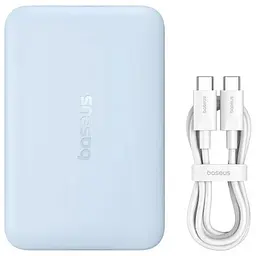 Портативний ЗП Power Bank Baseus EnerFill FM11 Ultra-Mini 22.5W з БЗП 10000mAh (PPFM11-1022) Galaxy Blue