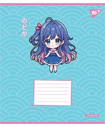 Набір зошитів шкільних YES А5/12 коса лінія Anime girls 25 шт (767989) - мініатюра 5