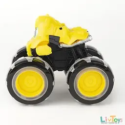 Іграшкова машинка John Deere Kids Monster Treads Бамблбі з великими колесами що світяться (47422) - мініатюра 3