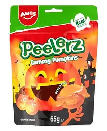 Желейні цукерки Amos Halloween Peelerz Gummy Pumpkin 65г