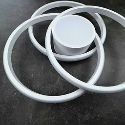Світильник LED smart FORSAGE+пульт круг 100W 3000-5000K IP20 білий Violux ( 220775 ) - мініатюра 5
