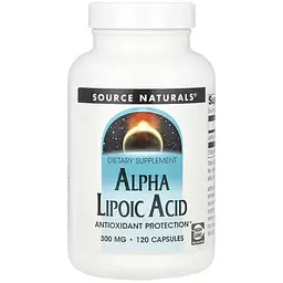 Альфа-ліпоєва кислота Source Naturals Alpha Lipoic Acid 300 мг 120 капсул