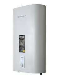 Водонагрівач Ocean FLAT BASIC 80 Л, 2,0 кВт, "мокрий", прямокутний, вертикальний, білий (RZB80M ET+WT) - мініатюра 4