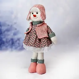 Фігура новорічна Stenson Snowman M17290-A 19471 50 см