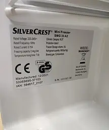 Міні-морозильна камера 33 л Silver Crest SMG 33 A2 - мініатюра 4