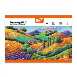 Зошит для малювання А4 Yes Orange Line 20 аркушів 4 шт. (130607) - мініатюра 2