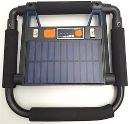 LED Прожектор 30W трансформер акумуляторний світлодіодний із сонячною батареєю та функцією Power Bank ліхтар Panther PT-874 - мініатюра 2