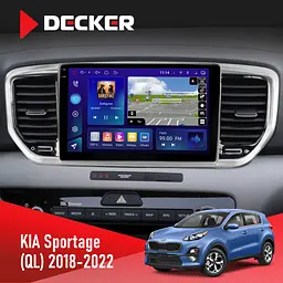 Штатна магнітола Kia Sportage 4 2018-2020 Decker D9-009 4x64, DSP, 4G, 2k Decker (НФ-00008258)