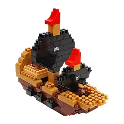 Дитячий розвиваючий конструктор ТехноК Pirate island 2642TXK 170 деталей - мініатюра 6