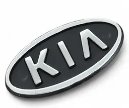 Емблема Kia Sepia / Rio Хром 90х45 мм (на скотчі) 0k2aa-51725