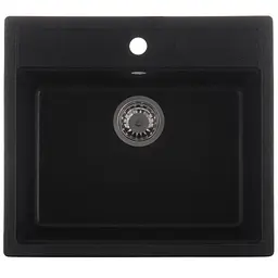 Кухонна мийка Zerix ZS-5751S-13 graphite ZX4601, Графит