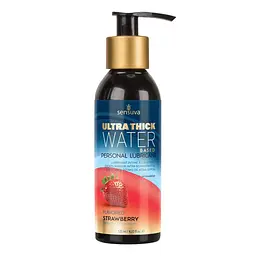Густа змазка на водній основі Sensuva UltraThick Water-Based Strawberry, 125 мл