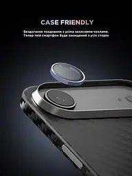 Захисне скло для камери Apple iPhone 17 Air, Supreme BI, синій колір, з рамкою, глянцеве скло для захисту лінз, протиударне, прозоре, з клейовим шаром по контуру, не впливає на якість фото, ArmorStandart (ARM86451) - мініатюра 6