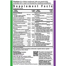 Мультивітаміни для підтримки імунітету Bluebonnet Nutrition Immune One Multiple 30 вегетаріанських капсул - мініатюра 3