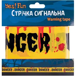 Стрічка сигнальна Yes! Fun Halloween Danger, 10 м (974365)