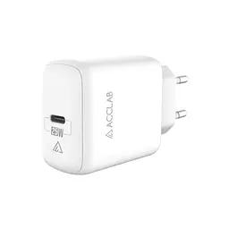 Зарядний пристрій ACCLAB AL-TC125 1xUSB-C, 5 В / 3 А, 25 Вт, QC/PD 3.0 (1283126538841) - мініатюра 1