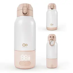 Портативний підігрівач для молока і термос 2 в 1 Kinderkraft Gaja Beige (KEGAJA00BEG0000) - мініатюра 2