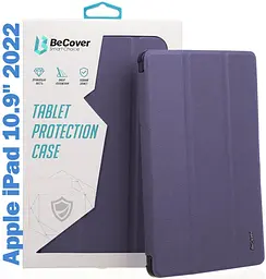 Чохол до планшета BeCover Tri Fold Soft TPU mount Apple Pencil Apple iPad 10.9" 2022/24/11" 2025 Purple (708463)