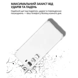 Чохол до мобільного телефона BeCover Anti-Shock Infinix Hot 60 Pro 4G (X6885) Clear (714560) - мініатюра 4