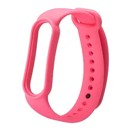 Ремінець Silicone Mi Band 5/6 Bright Pink ( 13 )