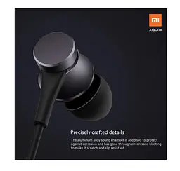 Навушники Xiaomi Mi-Earphones Basic Black з мікрофоном - мініатюра 6