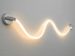 Світильник LED Diasha 9601-CH Шланг 18W, 990 лм, хром, 165 см, сучасний стиль для дому та офісу - мініатюра 3